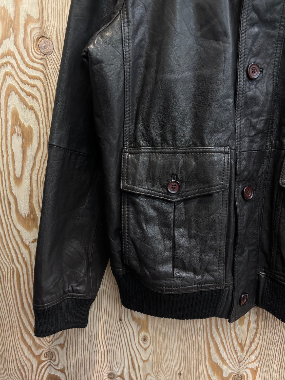 타미힐피겨 데님 레더 봄버 자켓 상품이미지3