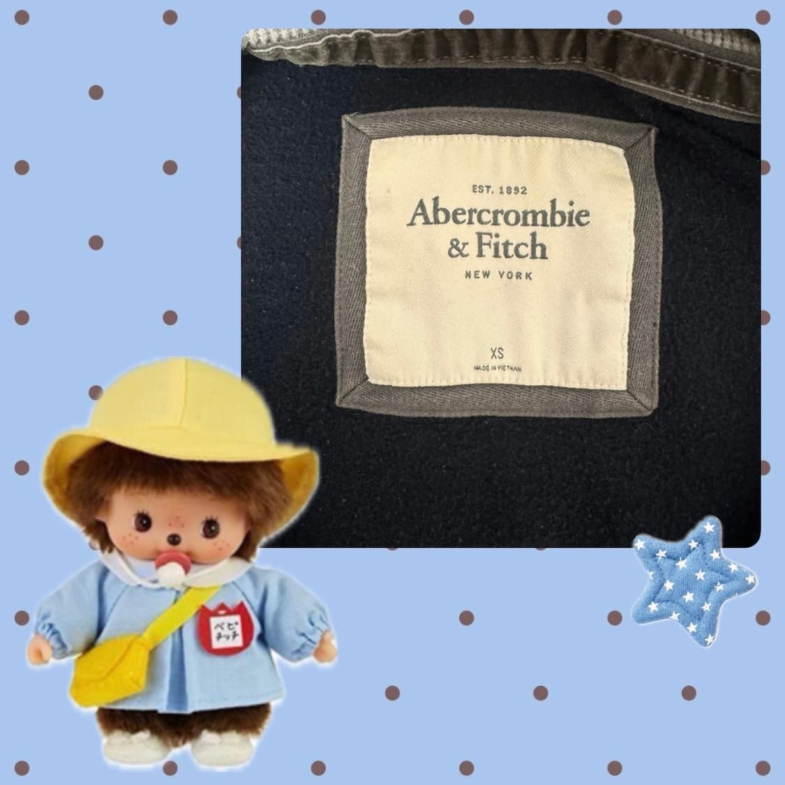 아베크롬비 네이비 후드집업 XS사이즈 판매합니다! 상품이미지2
