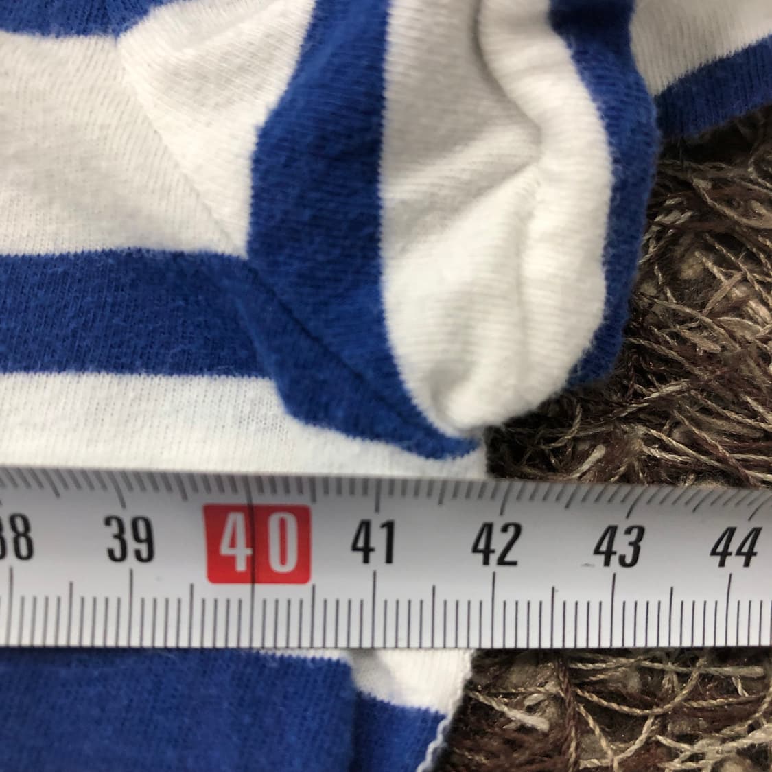 L 아베크롬비 딱붙 스트라이프 반팔 티셔츠 상품이미지5