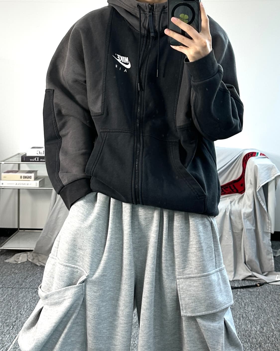 나이키 NSW 에어 풀집 후드집업 M 상품이미지3