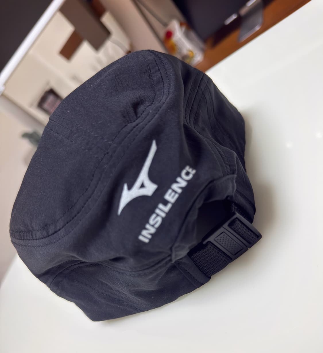 인사일런스 X 미즈노 코마티 나일론 캡 BLACK  상품이미지2