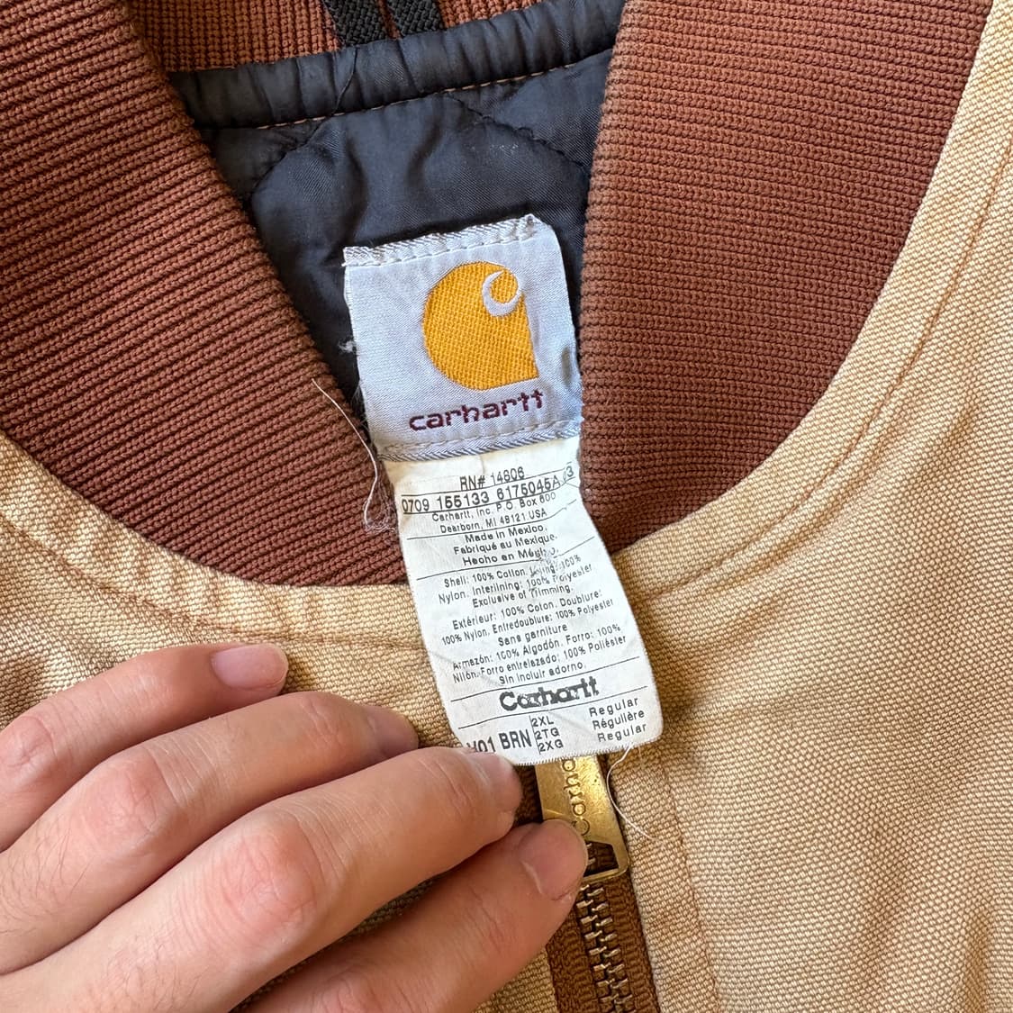 칼하트 정품 덕 캔버스 조끼 상품이미지6