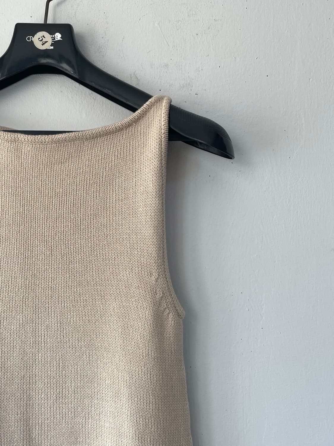 헵번 드레스 베이지 새상품 상품이미지3