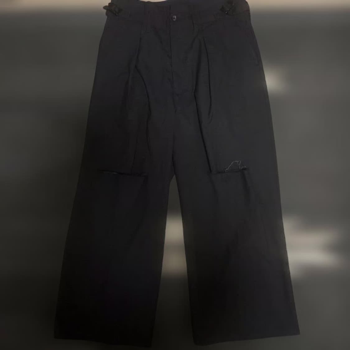 안셀름 울 데미지 와이드 슬랙스 1사이즈 상품이미지2