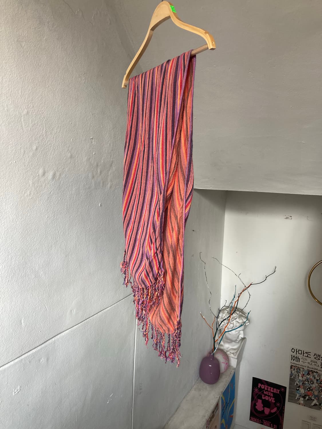 에스닉 스트라이프 머플러 상품이미지3