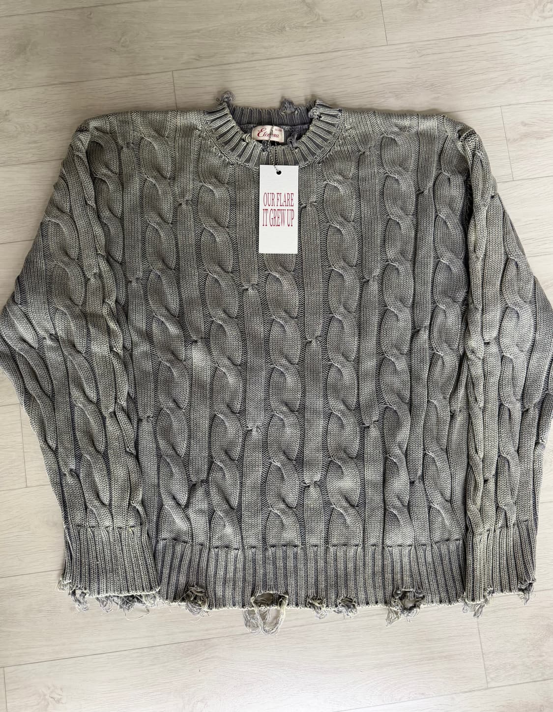 etce 리버서블 워싱 니트 L사이즈 상품이미지2