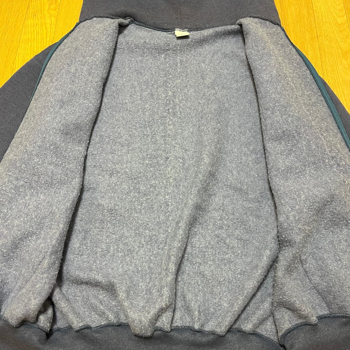 [XL] 90s USA 빈티지 러셀 후드집업 소프트 퍼플 상품이미지4