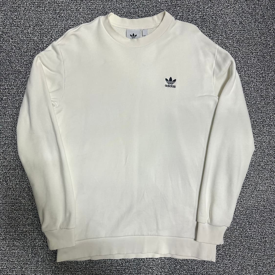 (105) 아디다스 트레포일 맨투맨 아이보리 상품이미지1