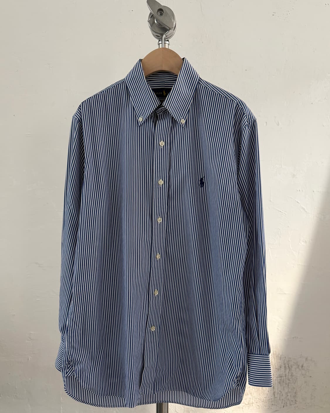 Polo 폴로 랄프로렌 신형 블루 스트라이프 셔츠 상품이미지3