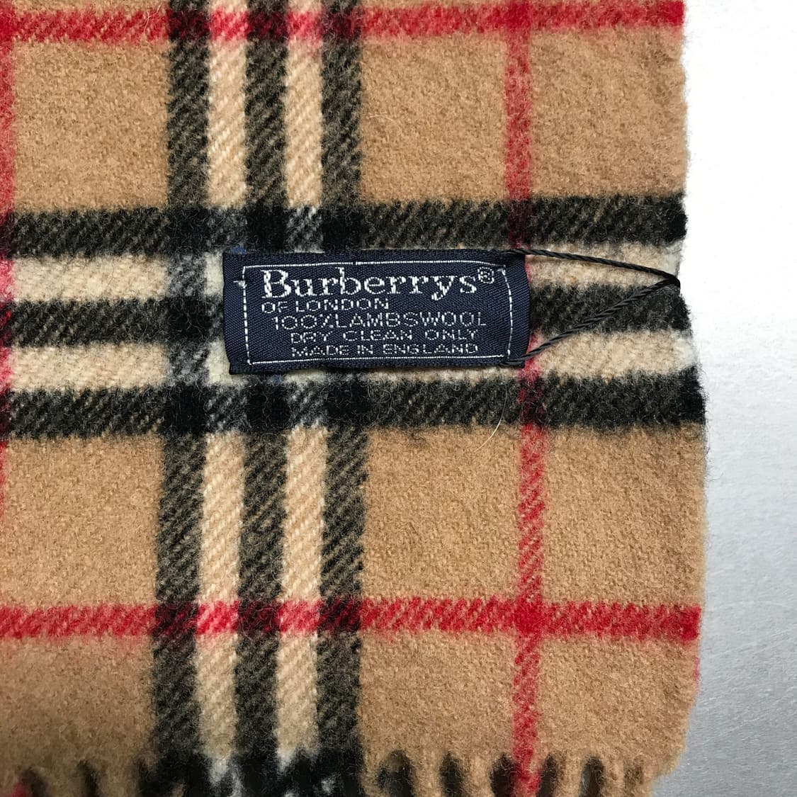 버버리 정품 램스울 머플러 베이지 상품이미지4