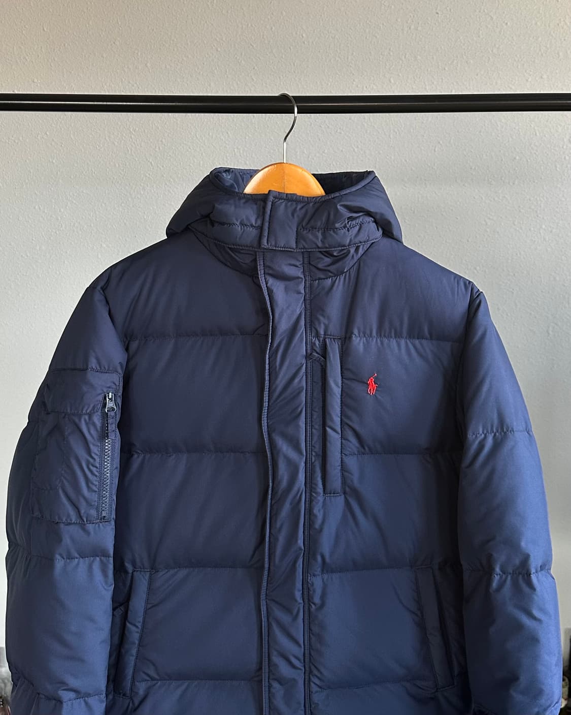 [M-L]폴로 랄프로렌 네이비 다운 패딩 상품이미지2