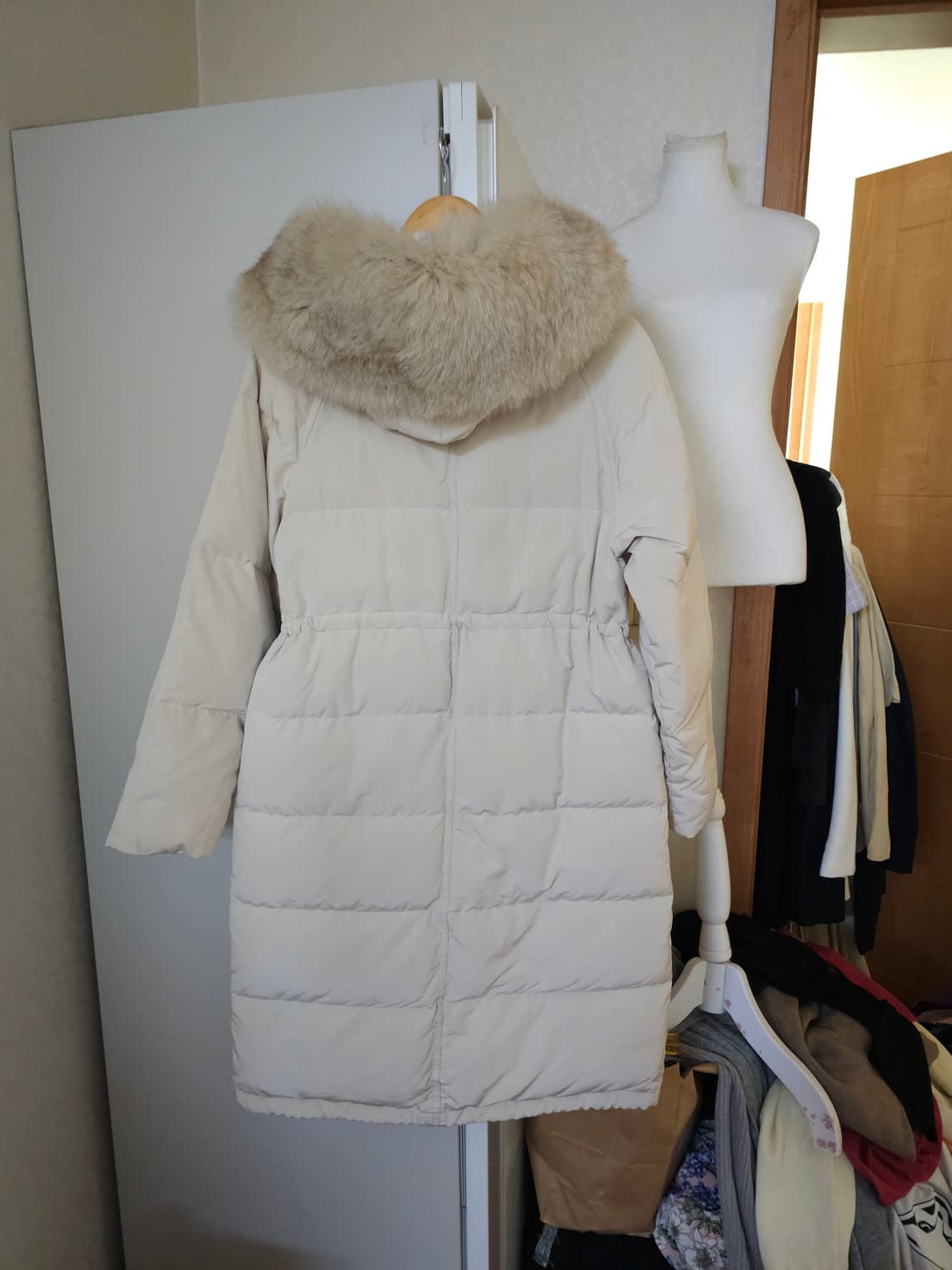 ORR 오르 구스다운 롱 패딩 폭스퍼 상품이미지6