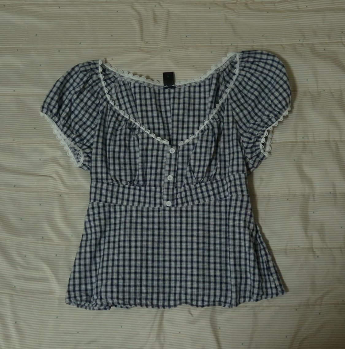 모리걸 무드 빈티지 블라우스 상품이미지1