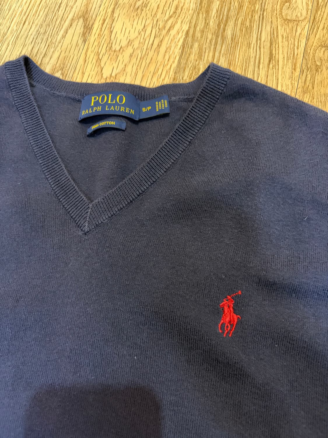 폴로 랄프로렌 니트 조끼 네이비 S 상품이미지2