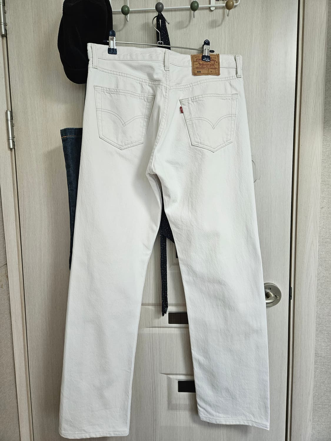 90s 폴란드제 levis 501 화이트진 34x34 상품이미지2