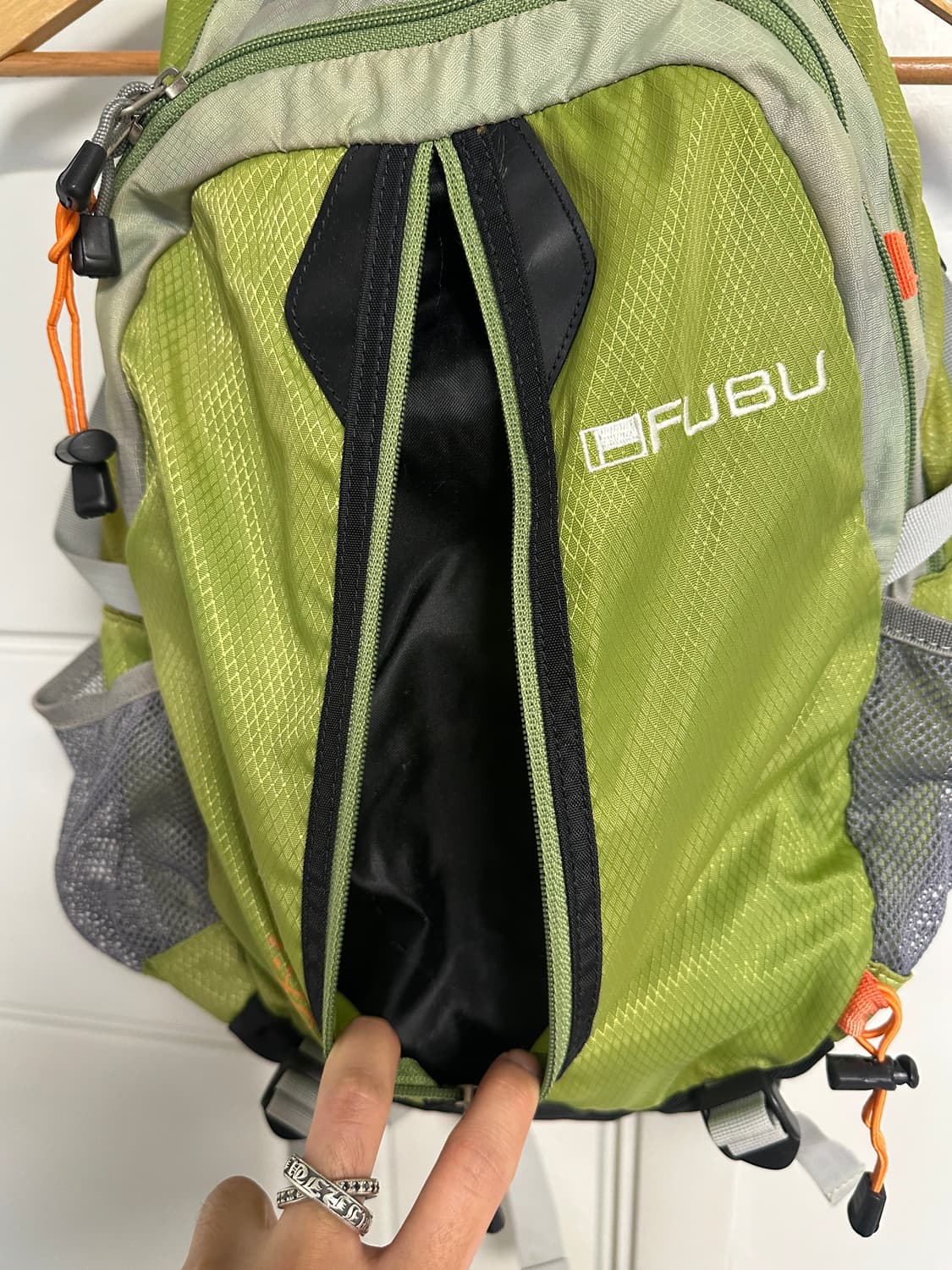 FUBU 후부 백팩 그린 아웃도어 하이킹 고프코어 상품이미지4
