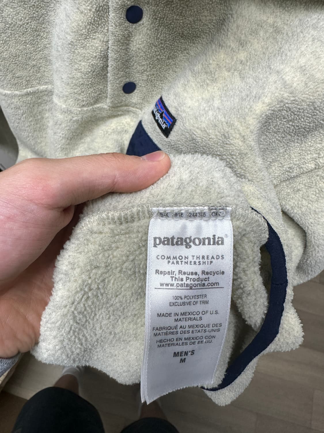 파타고니아 신칠라 men’s M 상품이미지3