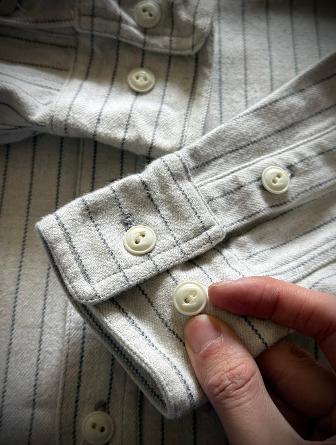 1940s Cushman Hickory Stripe work Shirt 상품이미지8