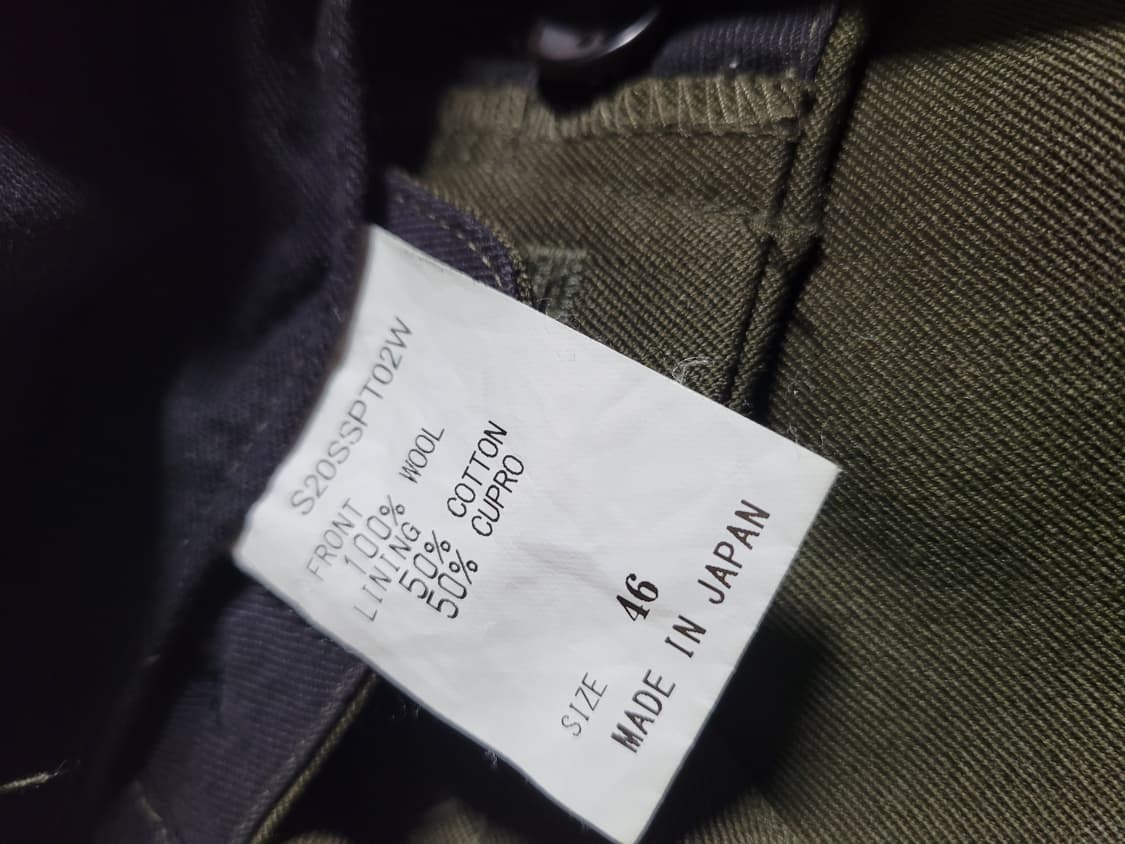 소시오츠키 링 벨티드 울 팬츠 상품이미지9