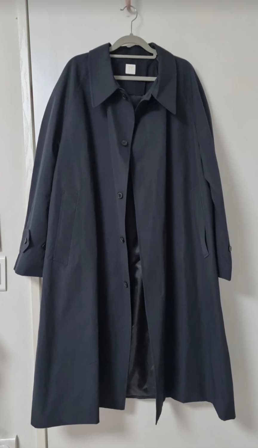 틀영 블랙 바바리 트렌치코트 상품이미지2