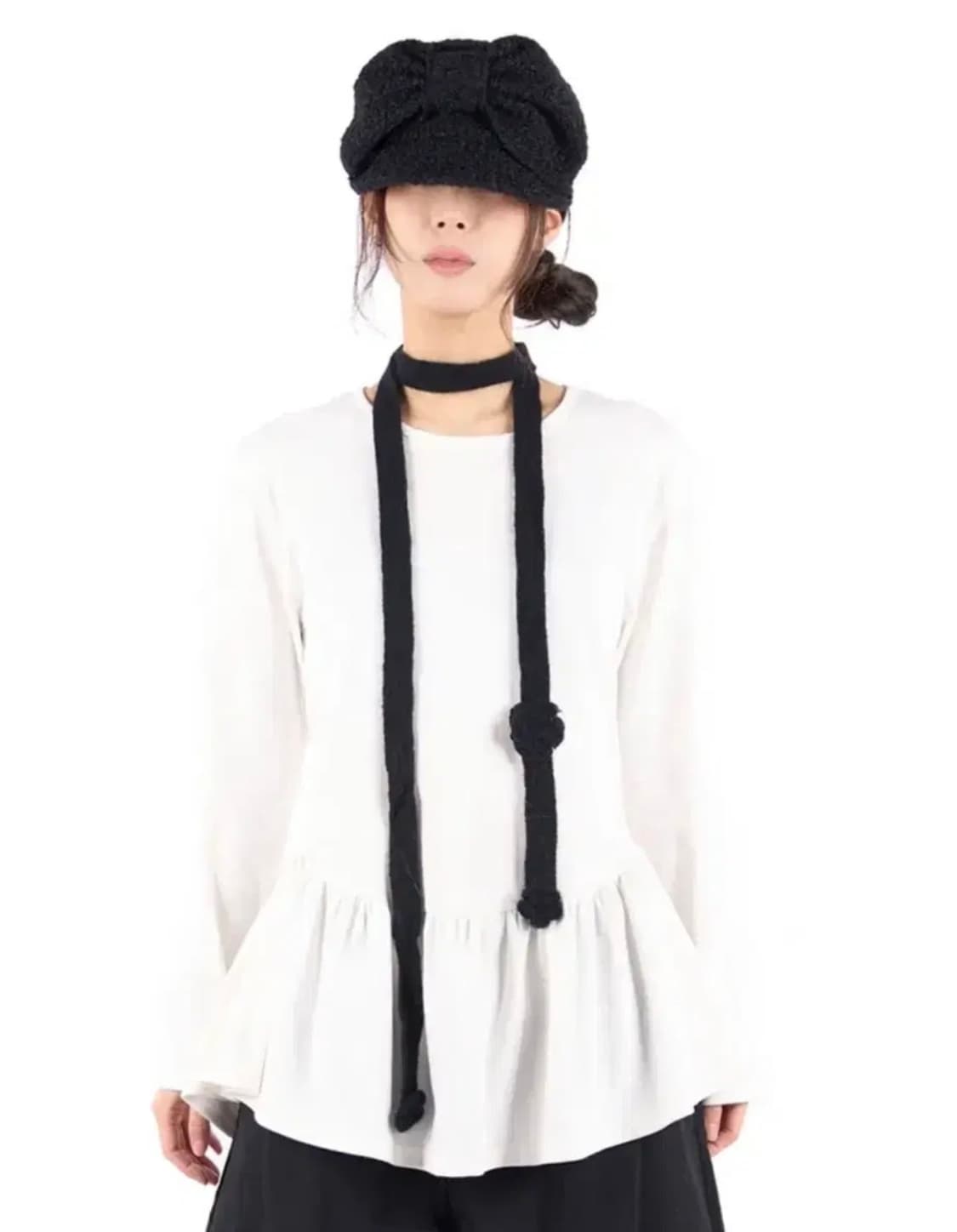 릿킴 flare long sleeve ivory 상품이미지1