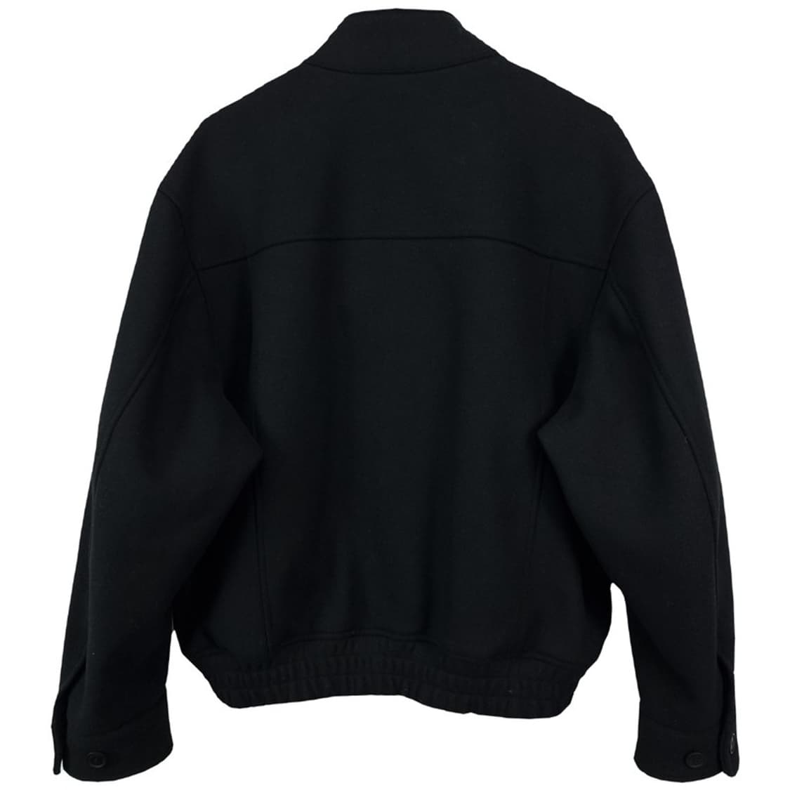 [키뮤어] 오버핏 모직 바라쿠타 블루종 자켓 블랙 M19052 상품이미지3