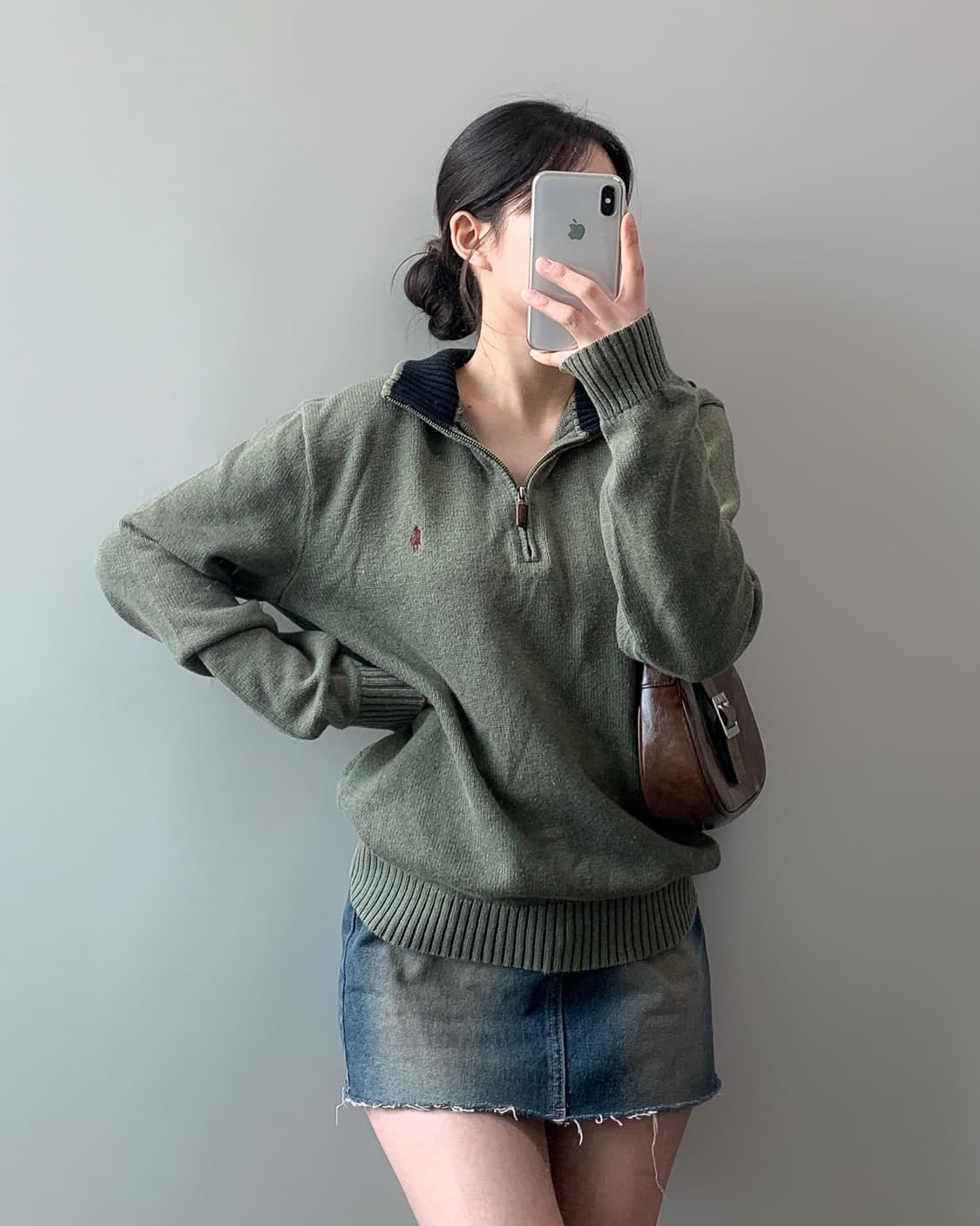 폴로 반집업 니트 상품이미지2