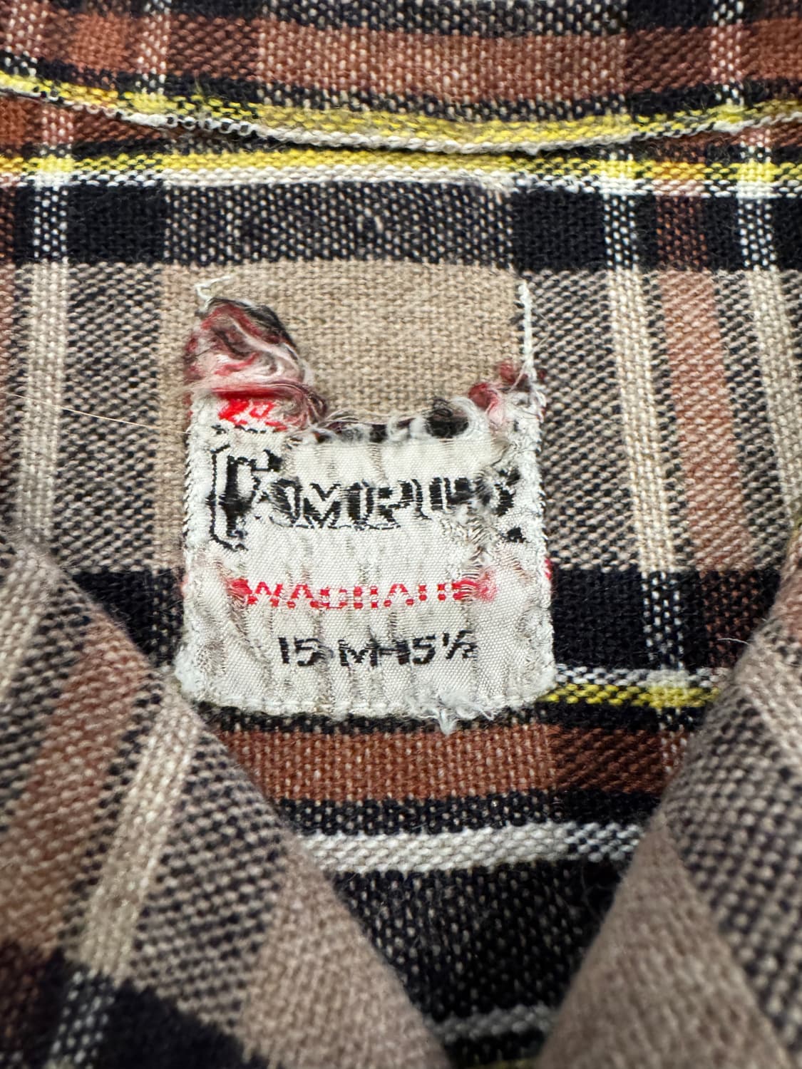 50s Campus 울 오픈 카라 셔츠 (15) 상품이미지5