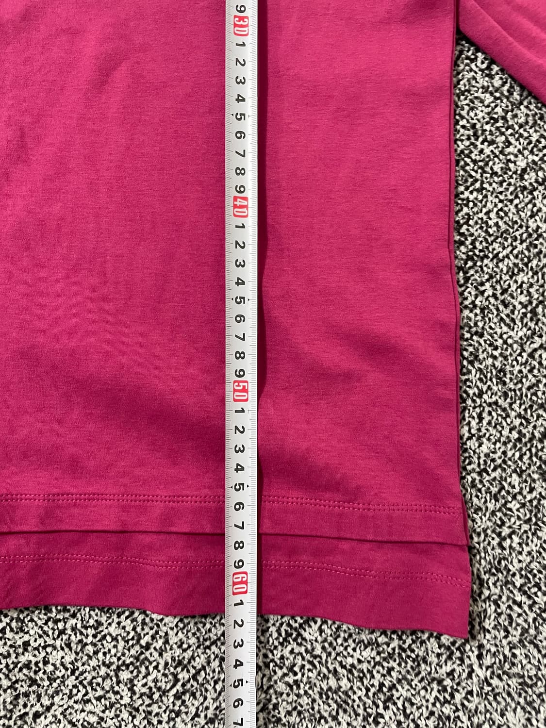 빈티지9. 르수기아뜰리에 레이어드 롱슬리브 긴팔티셔츠 핑크 상품이미지7