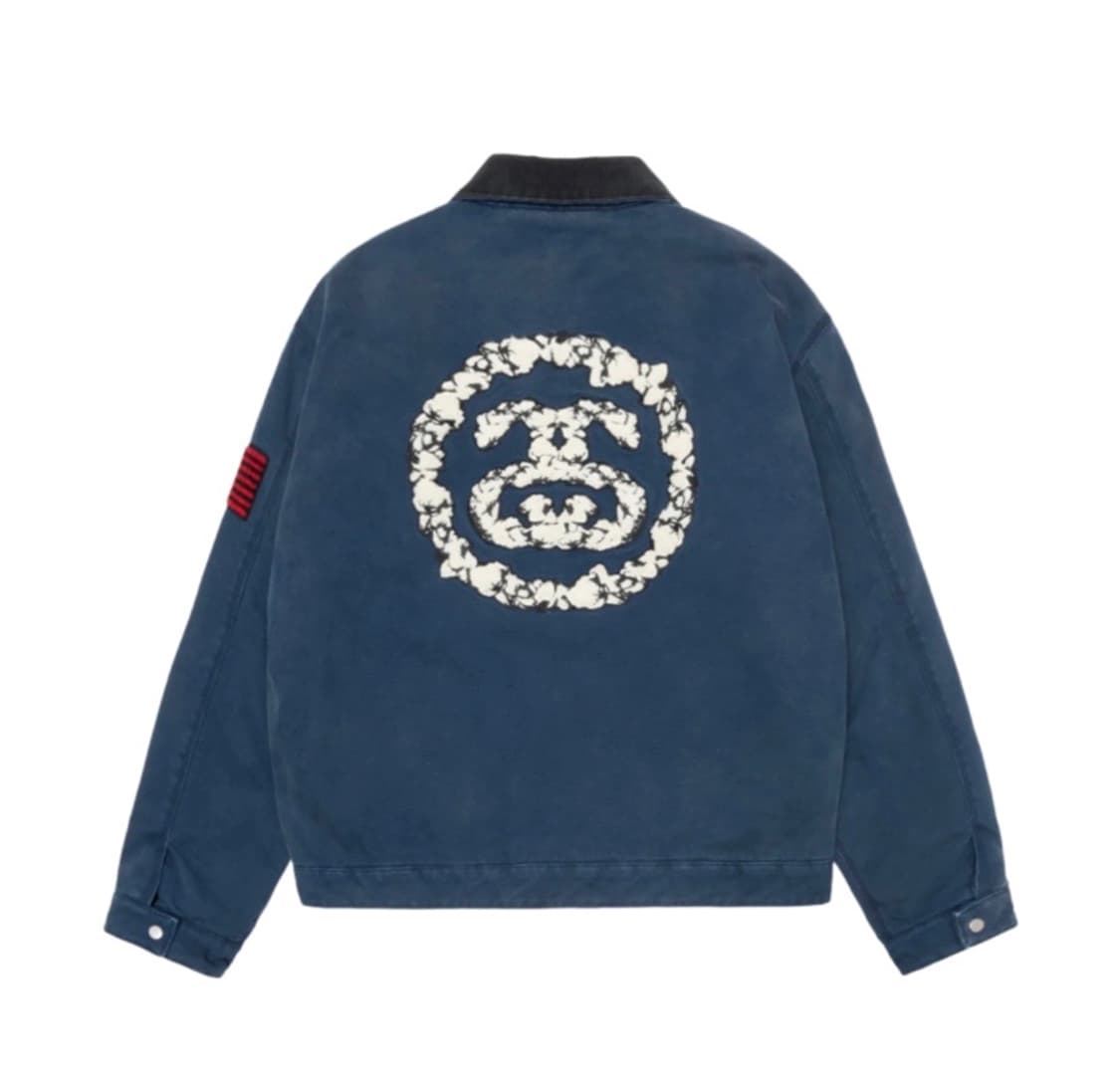 m 스투시 데님티어스 캔버스 데님 자켓 블루 상품이미지2