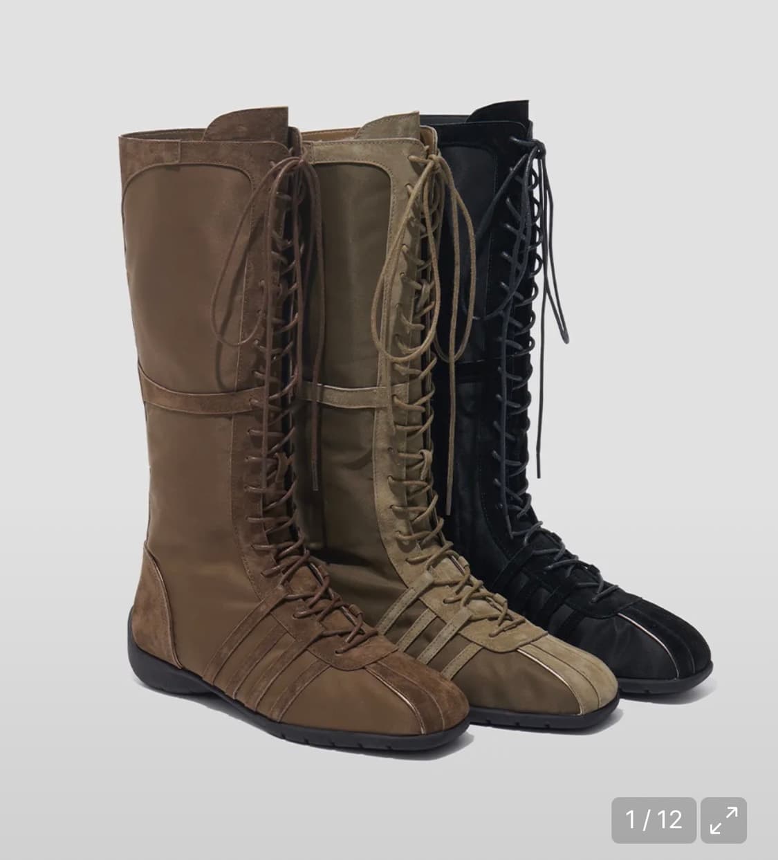 락피쉬웨더웨어 BLISS LACEUP LONG BOOTS 브라운 235 상품이미지1