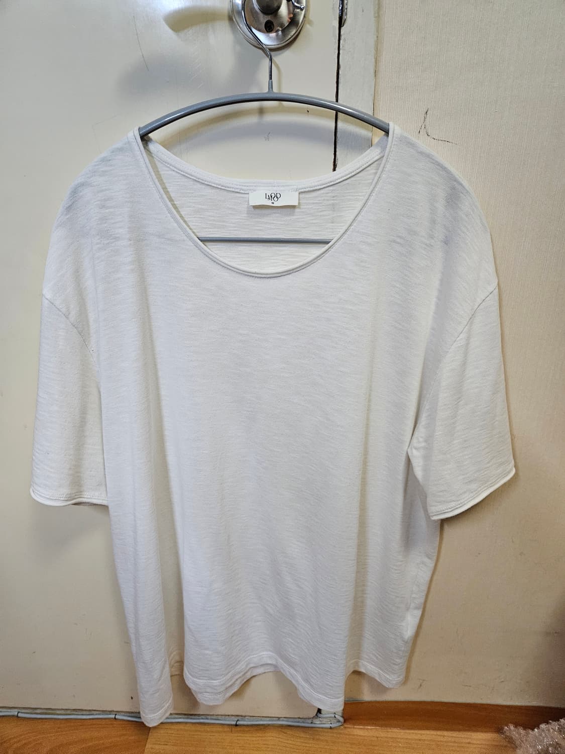 46) 엘무드 슬러브 스쿱넥 하프 슬리브 티셔츠 상품이미지3