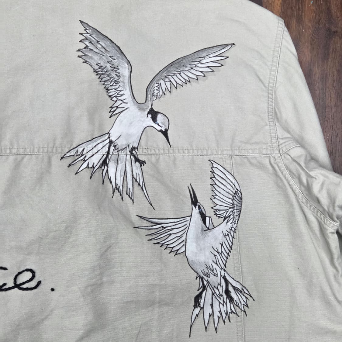 S.O/ 핸드드로잉, 자수 커스텀 자켓 상품이미지9