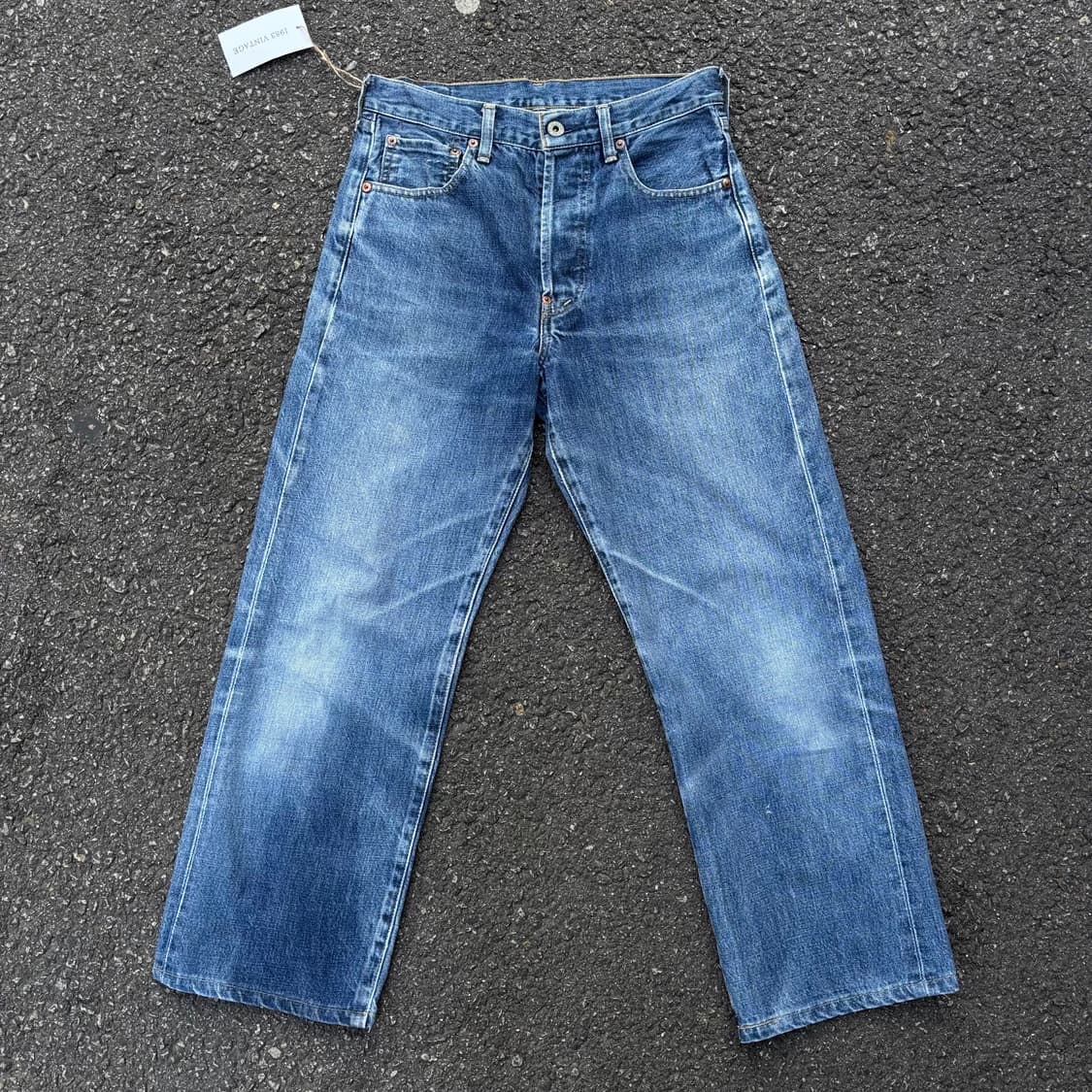 90년대 일본 리바이스 702 빅e 셀비지 상품이미지4