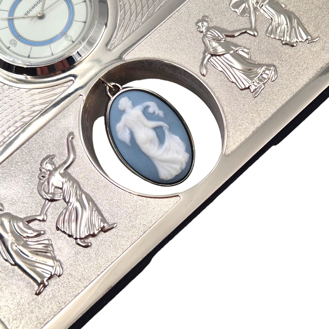 80s 영국 웨지우드 뮤즈 제스퍼 실버 시계 상품이미지7