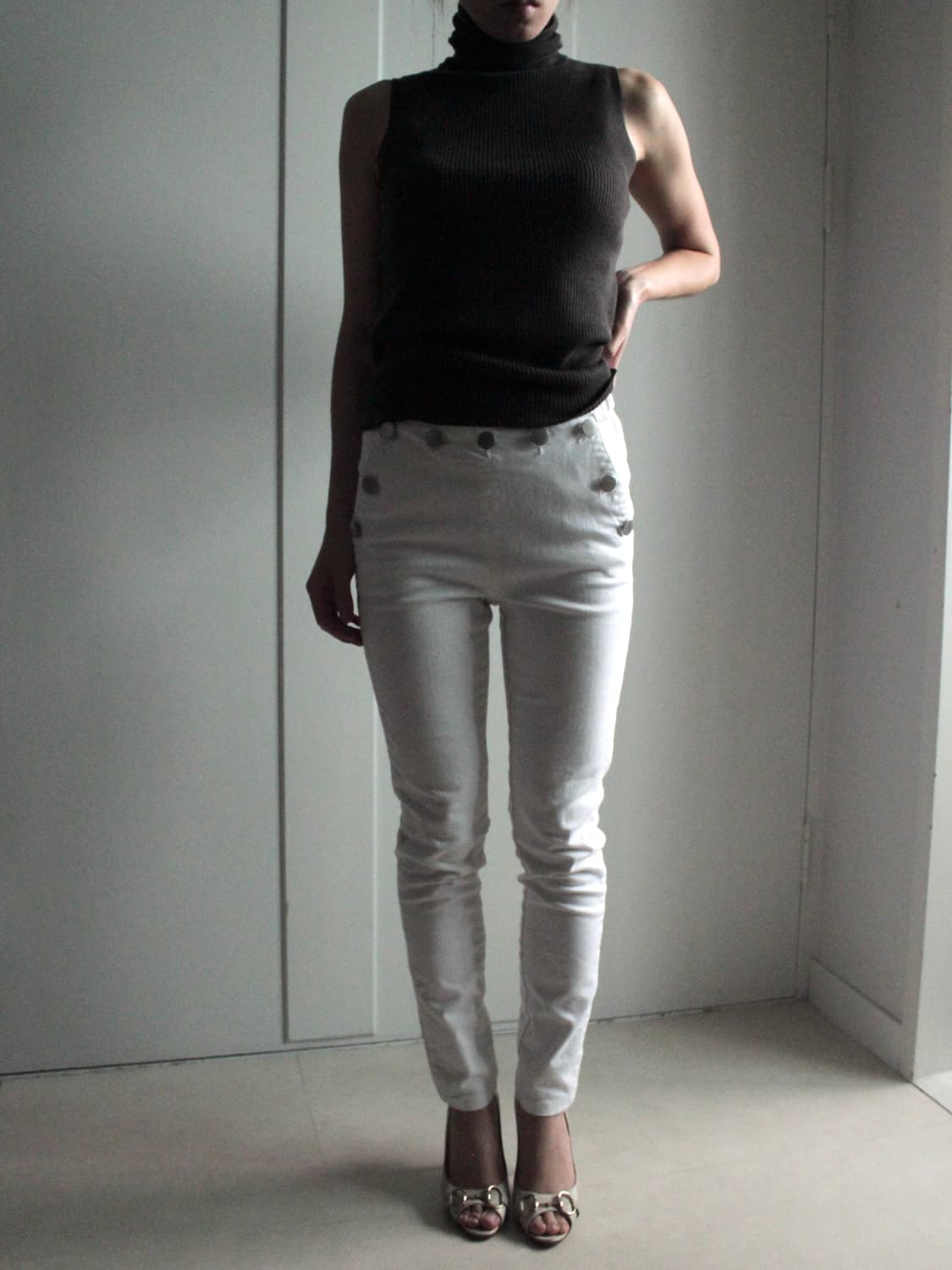 Maje button point skinny pants  상품이미지3