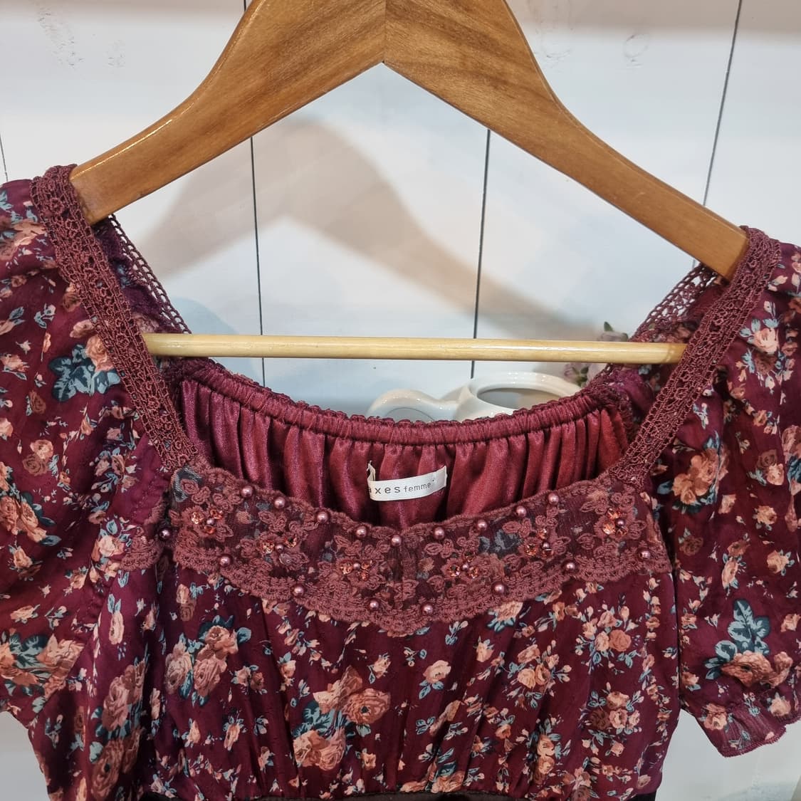 axes femme 액시즈팜 플라워 레이스 원피스 상품이미지4