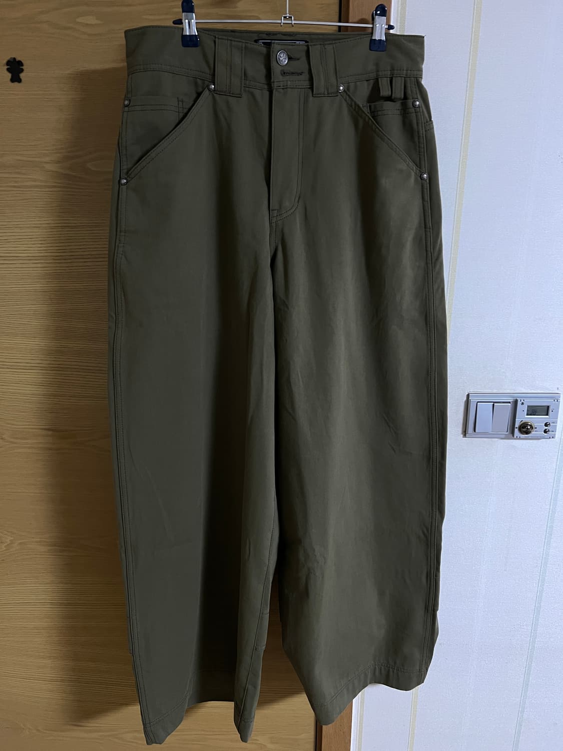 오퍼스0012 멜티드 코튼 팬츠 카키 m 상품이미지3