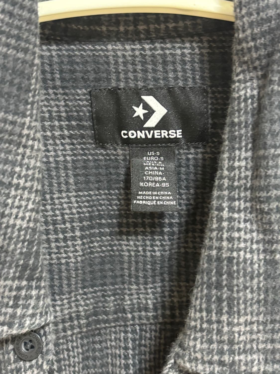 컨버스 코튼체크셔츠 상품이미지4