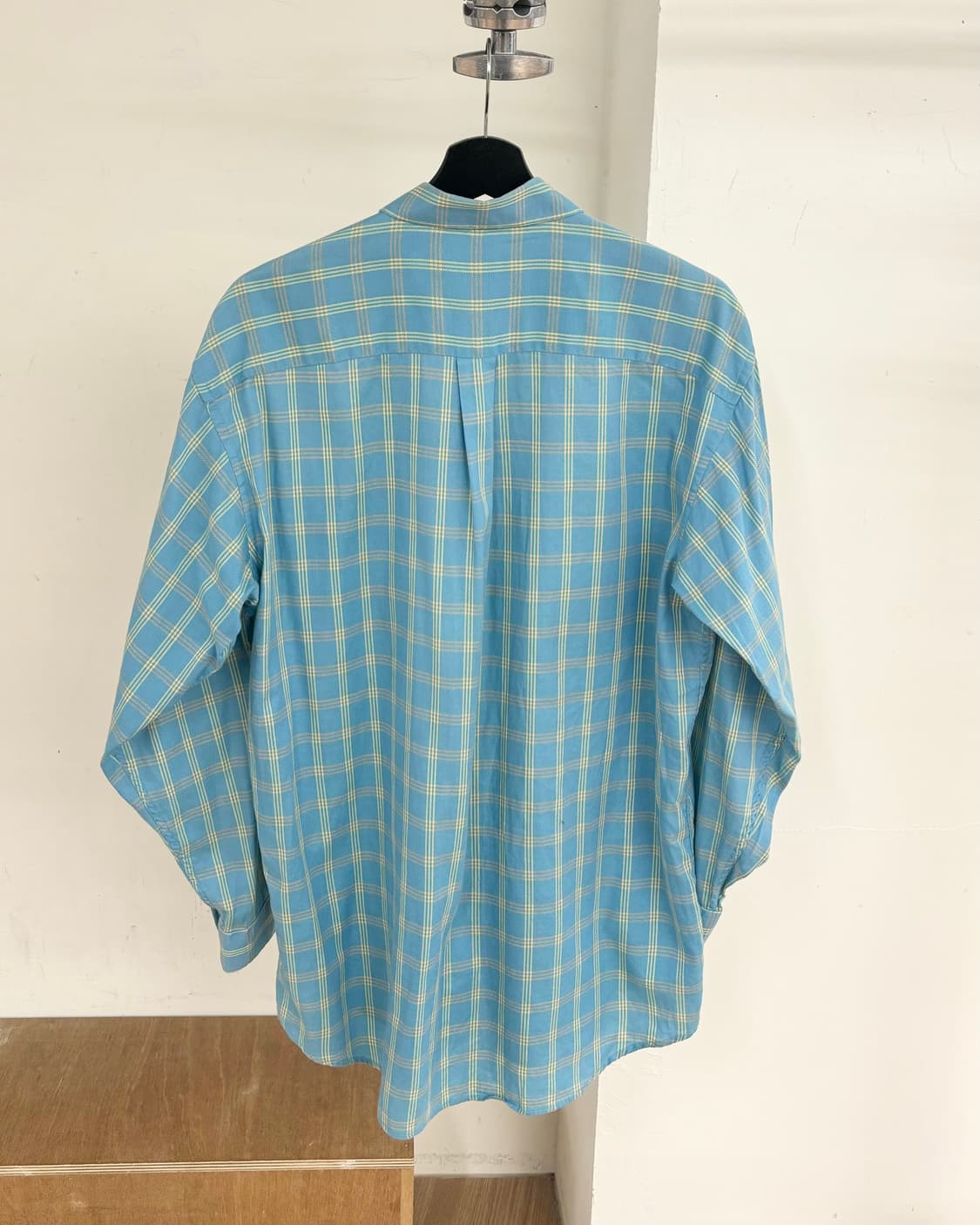 이브 생 로랑 빈티지 코튼 체크 셔츠 상품이미지6