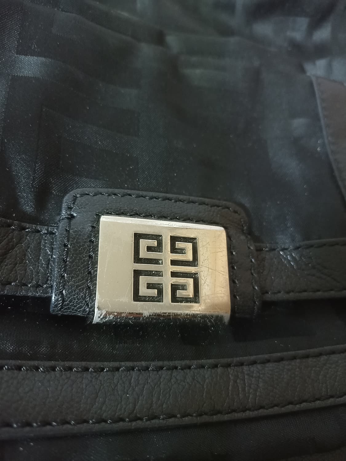 지방시 로고 블랙 숄더백 토트백 호보백 상품이미지4