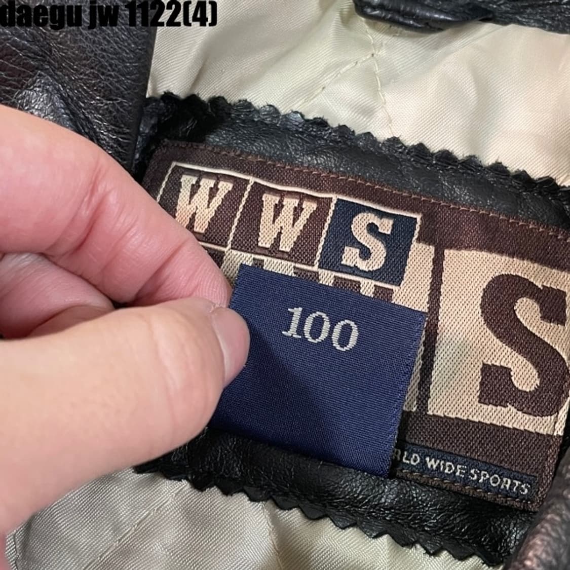 Wws 가죽 바시티 자켓 상품이미지4