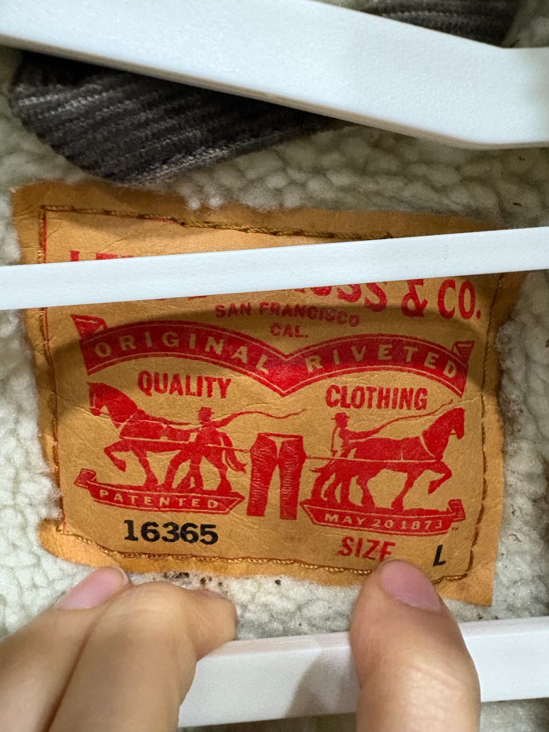 리바이스 뽀글이 자켓 L 상품이미지9