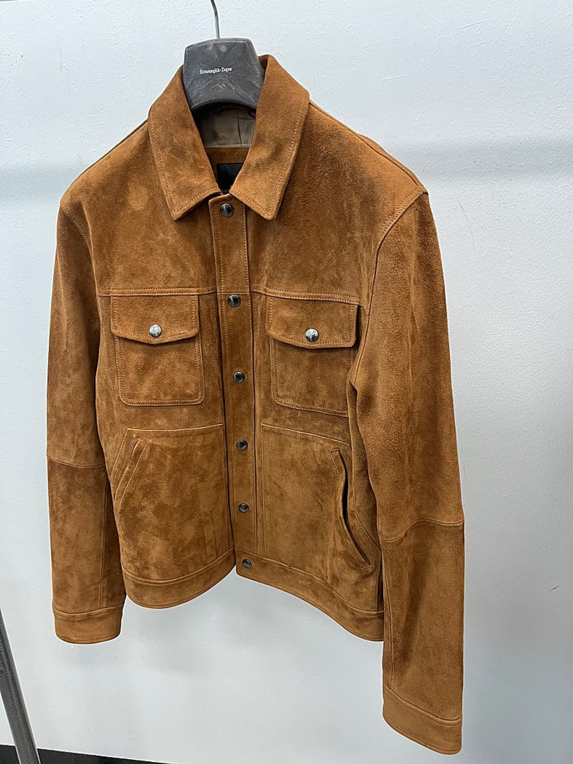 95-100) 바나나리퍼블릭 25ss 스웨이드 자켓  상품이미지1