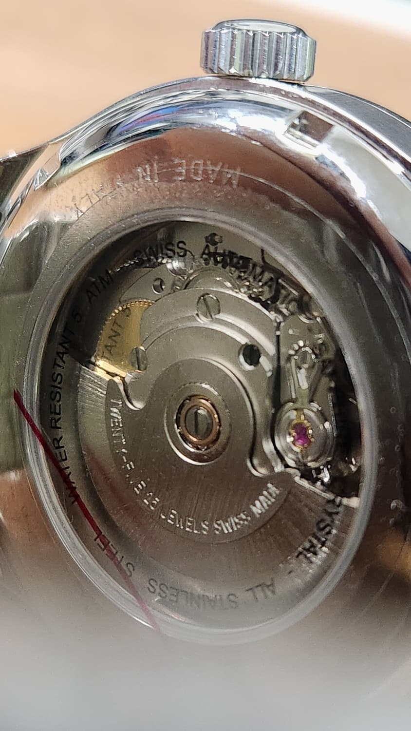 # ITALY 정품 스위스 오토매틱 무브먼트 자동시계 급처 상품이미지8