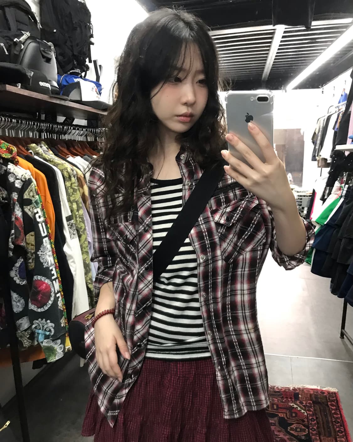 레드체크 코디 세트 ❤️‍🩹 상품이미지2