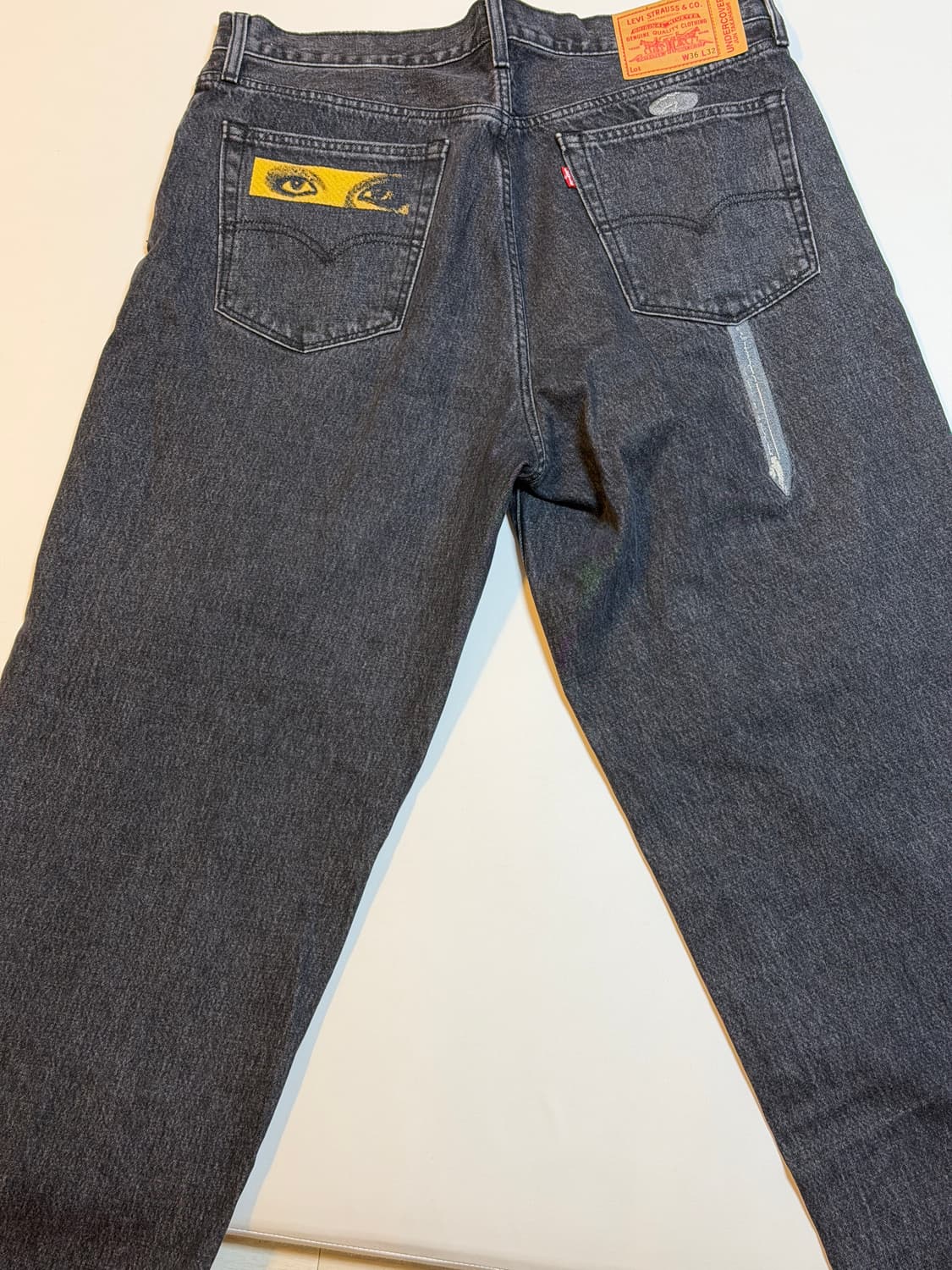 리바이스 X 언더커버 콜라보 블랙 데님 상품이미지3