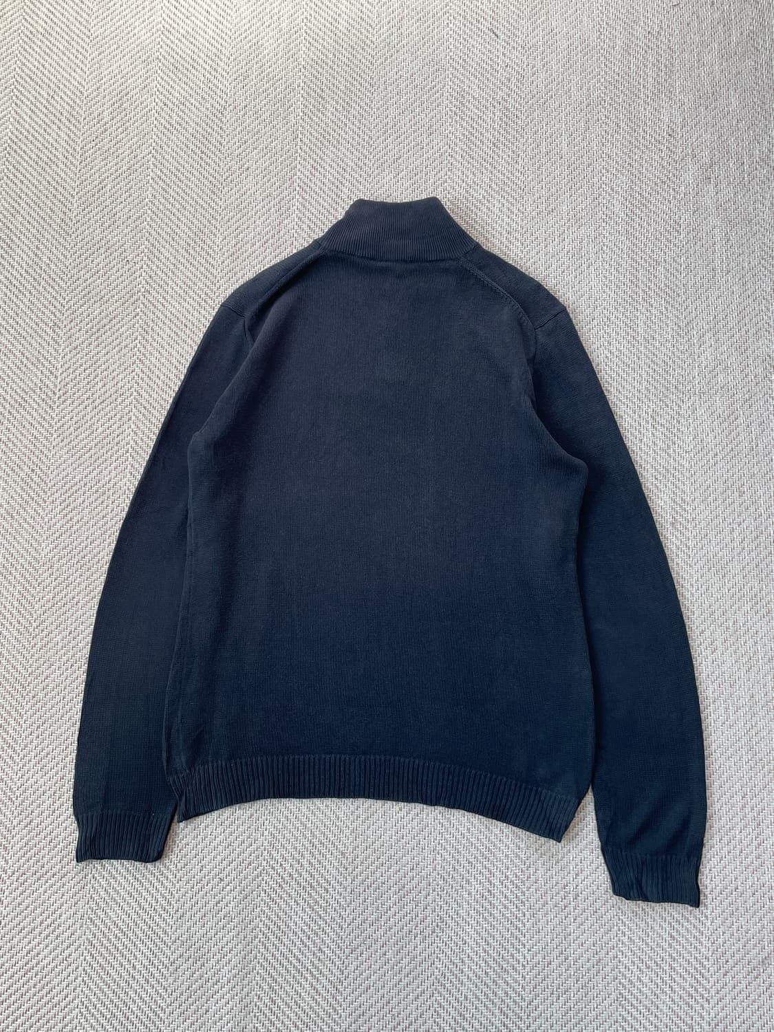 제이크루 네이비 하프집업 코튼 니트 J03777 상품이미지6