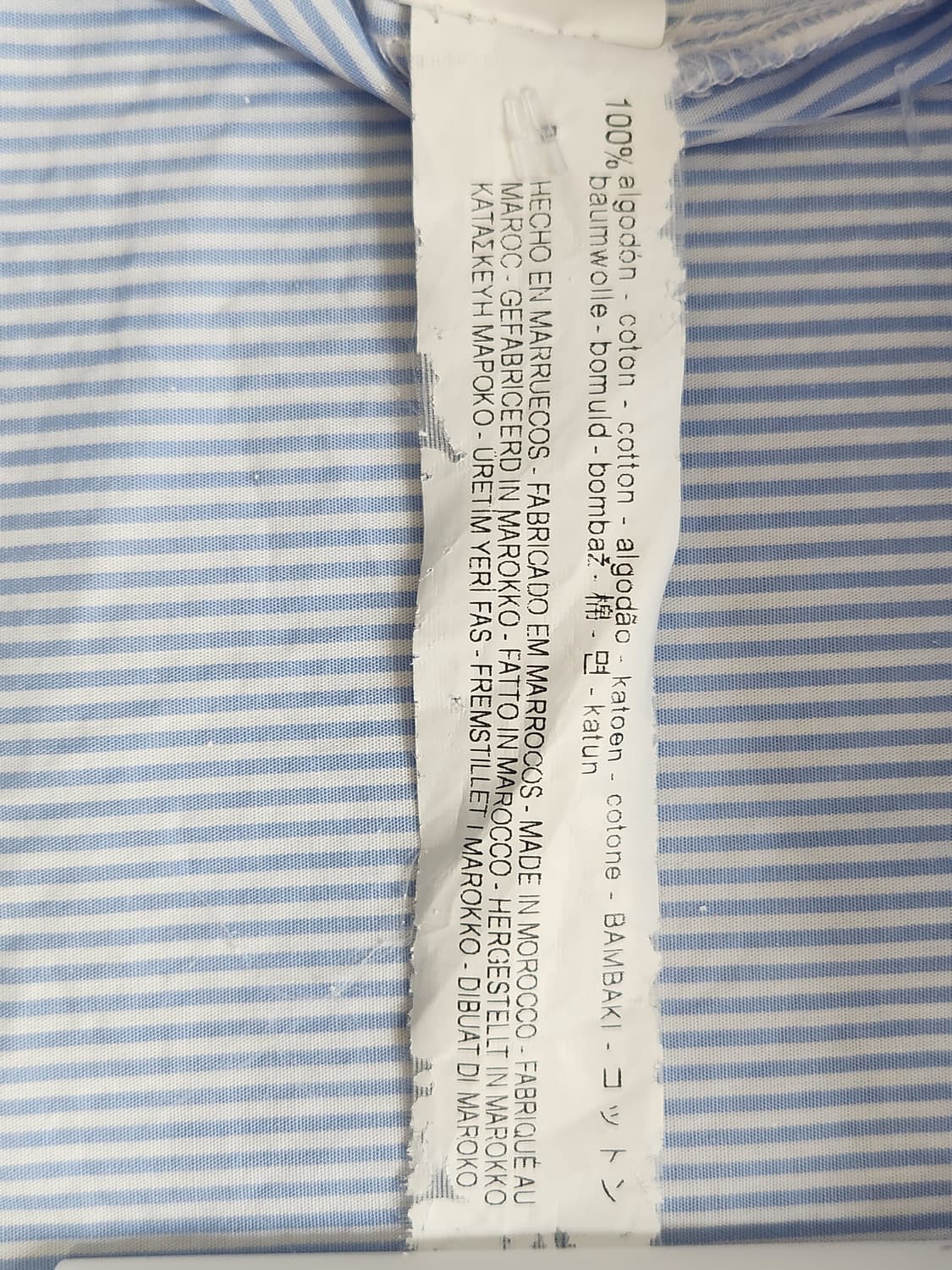 [S] 자라 ZARA 스트라이프 리본 블라우스 오버핏 상품이미지6