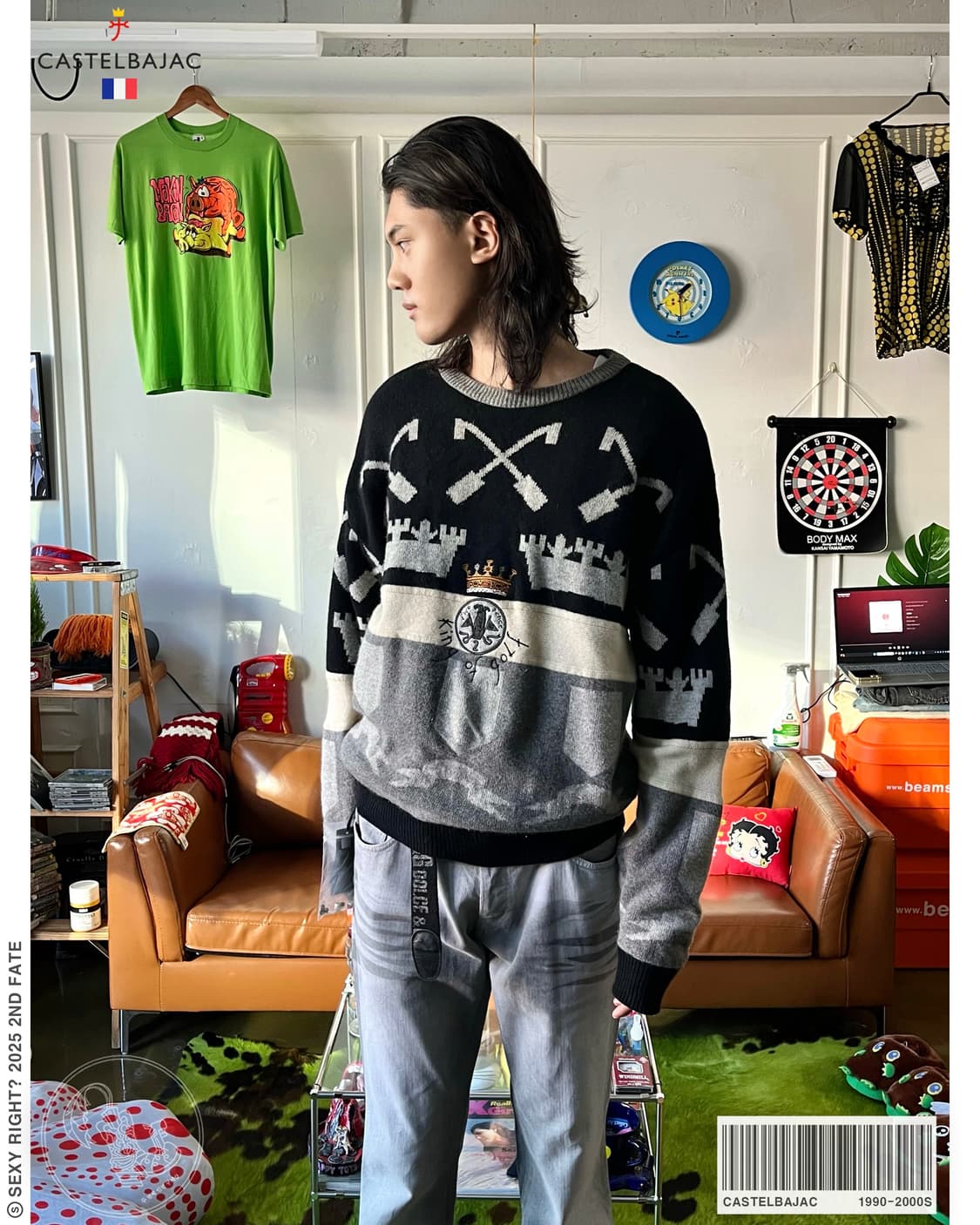 1990s CASTELBAJAC Icon Wool Knit Sweater 상품이미지1